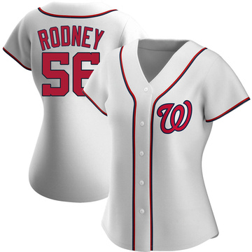 Fernando Rodney Men's Washington Nationals Alternate Jersey - White  Authentic