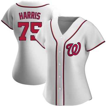 Hobie Harris Men's Washington Nationals Alternate Jersey - White