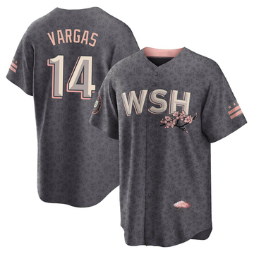 Ildemaro Vargas Men's Washington Nationals Alternate Jersey - Black Golden  Replica