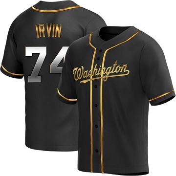 Jake Irvin Men's Washington Nationals Alternate Jersey - Red Replica