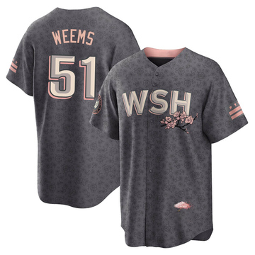 Jordan Weems Women's Washington Nationals Home Jersey - White