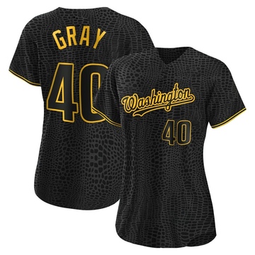 Josiah Gray Men's Washington Nationals Home Jersey - White Authentic