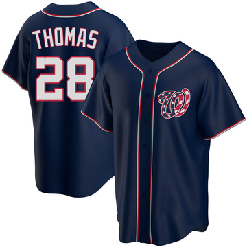 Lane Thomas Men's Washington Nationals Home Jersey - White Authentic