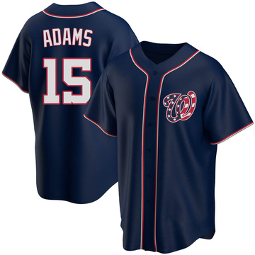 Riley Adams Women's Nike White Washington Nationals Replica Custom Jersey Size: Small