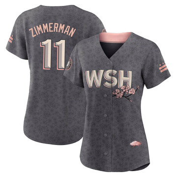 Men's Washington Nationals Ryan Zimmerman Majestic Red Logo Official Name &  Number T-Shirt