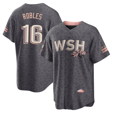 Victor Robles 2018 Game Used #16 Washington Nationals Jersey MLB Hologram  Sz 46